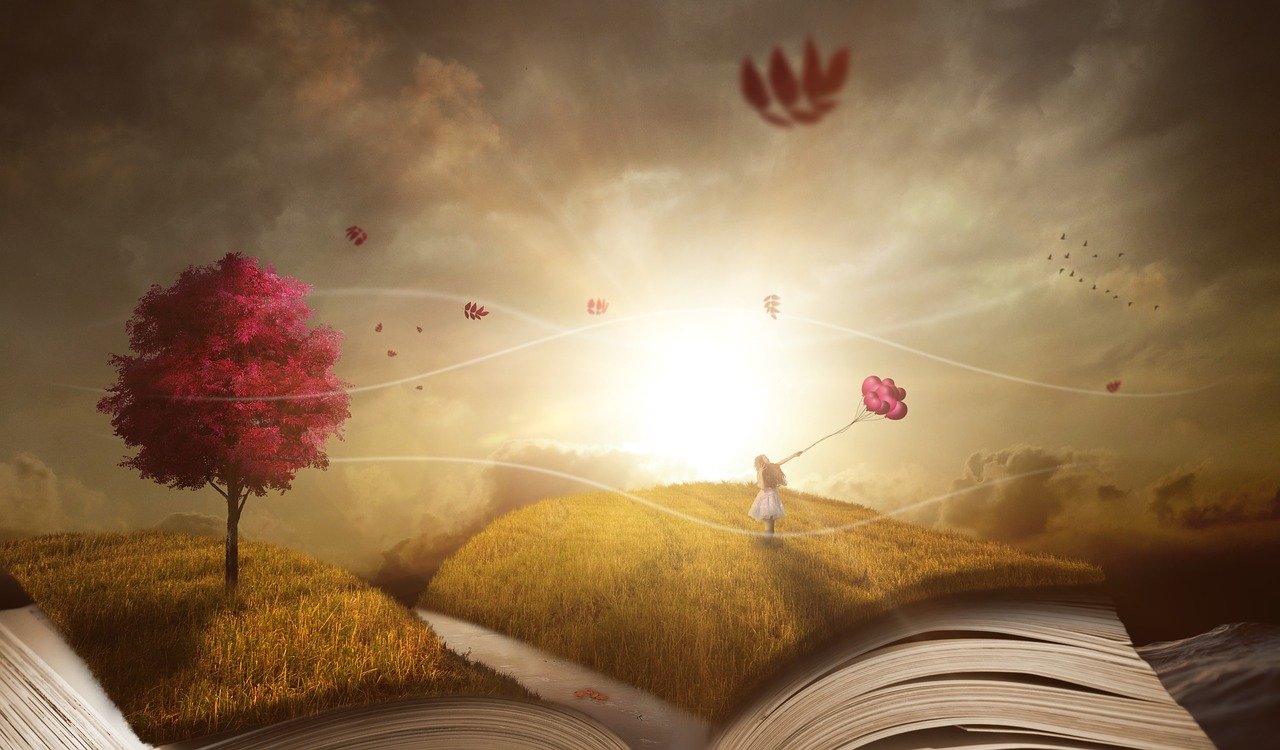 balloons & book-2929646_1280